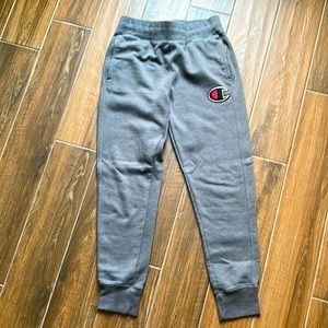Adult small gray champion joggers